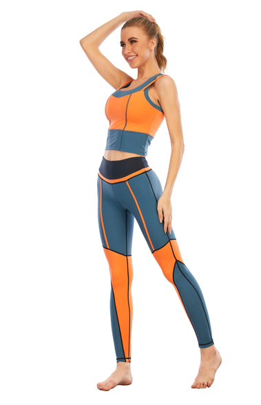 HZORI® | SPORTS YOGA SUIT WOMEN'S Colorblock printing