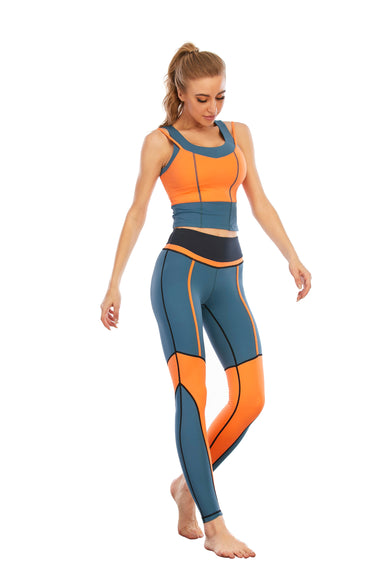 HZORI® | SPORTS YOGA SUIT WOMEN'S Colorblock printing