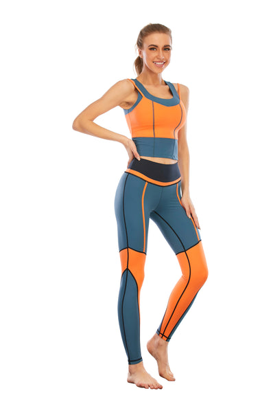 HZORI® | SPORTS YOGA SUIT WOMEN'S Colorblock printing