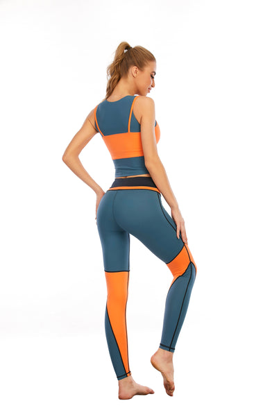 HZORI® | SPORTS YOGA SUIT WOMEN'S Colorblock printing