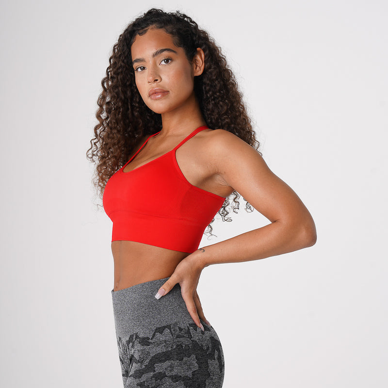 Hzori Yoga Sports Bra Women's Elastic Quick-Drying Breathable Bra Seamless Underwear