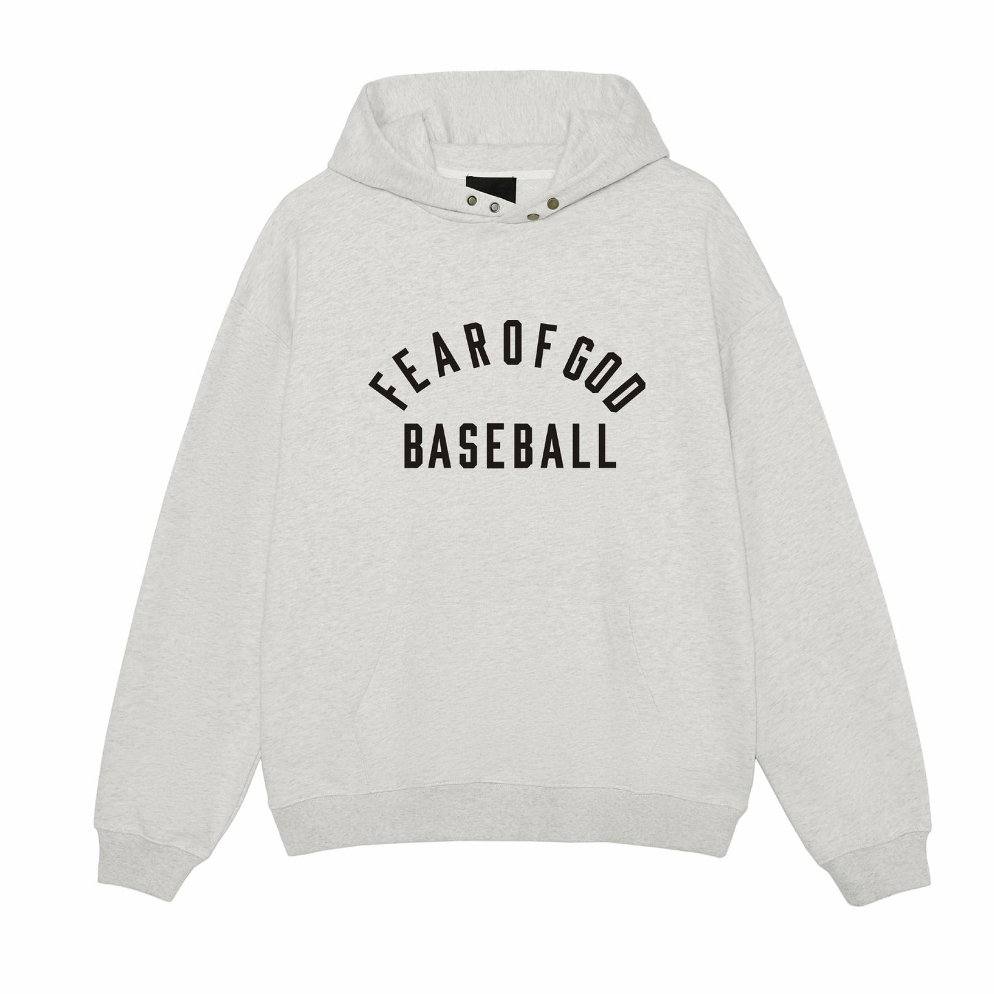 Hzori Winter Tide Sweatshirt Fog Season 7 Main Line Baseball Letter Hoodie High Street Loose Men's Women's Pullover