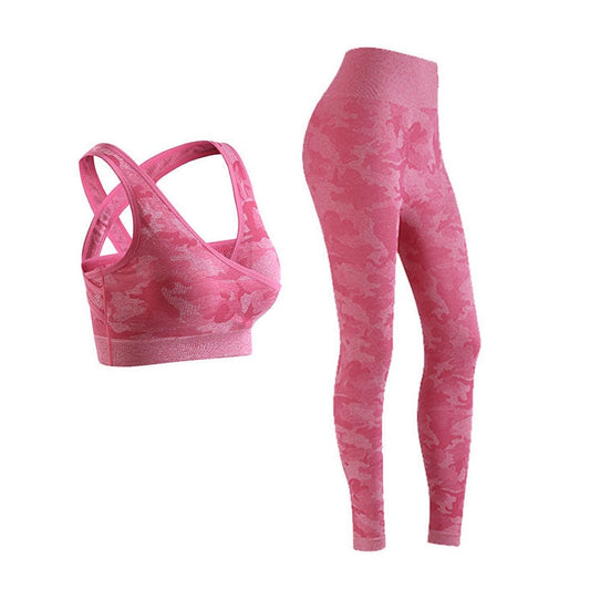 HZORI® | New Camo Seamless Yoga Set Women Fitness Clothing