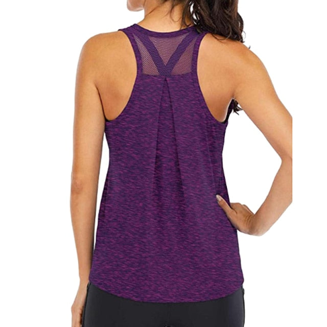 HZORI® | Women Cross Back Yoga Shirt Sleeveless tank