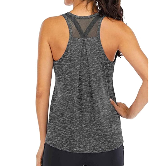 HZORI® | Women Cross Back Yoga Shirt Sleeveless tank