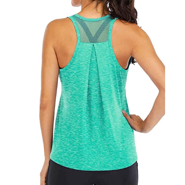 HZORI® | Women Cross Back Yoga Shirt Sleeveless tank