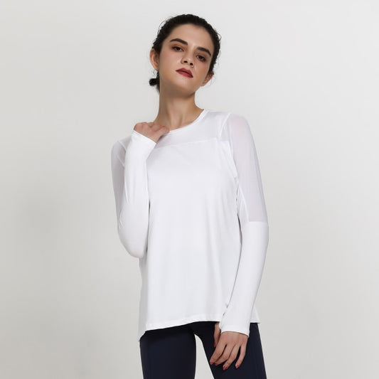 HZORI® | Mesh Quick Dry Sport Top Women Loose Fitness Shirts