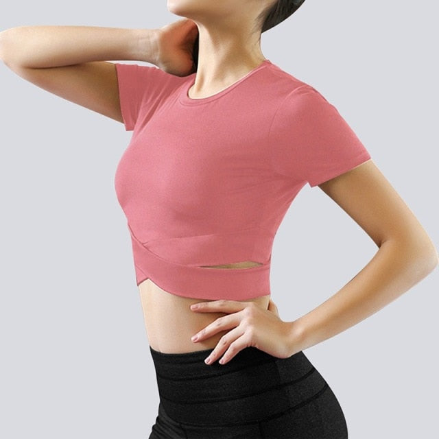 HZORI® | Women Long Sleeve Running Shirts Sexy Exposed Navel