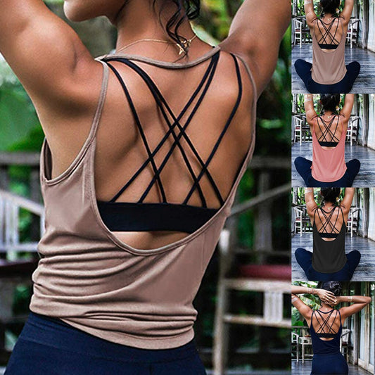 HZORI® | Sexy Backless Vest Women Running Shirts