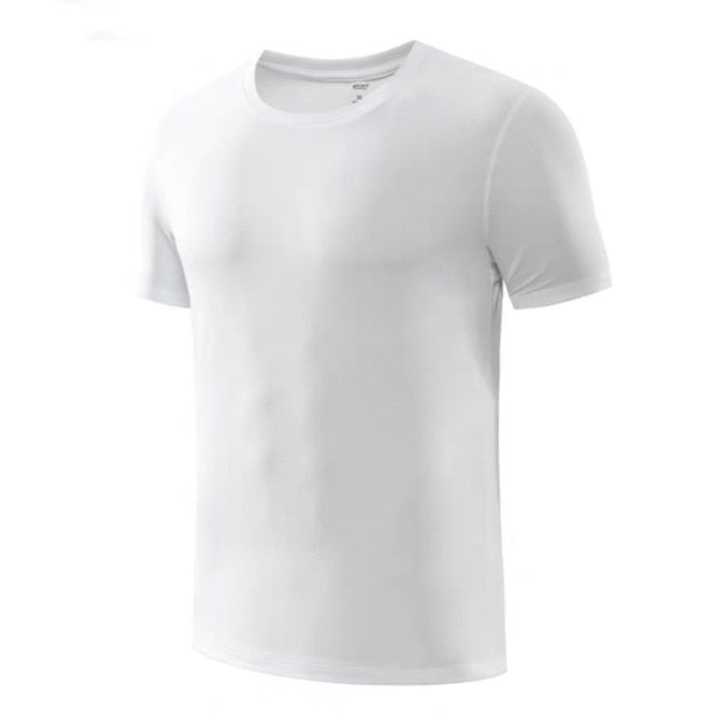 HZORI® | Seamless Mesh Ice Silk T-shirt  Men's o-neck